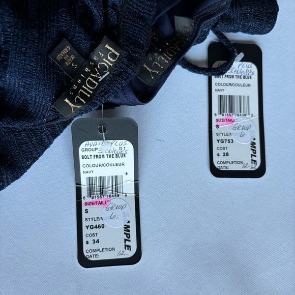 Vintage navy top set - Picture 8 of 8